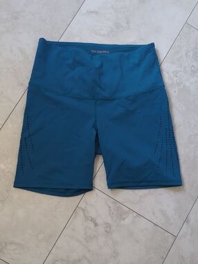 Calia Teal High-Rise Golf Shorts